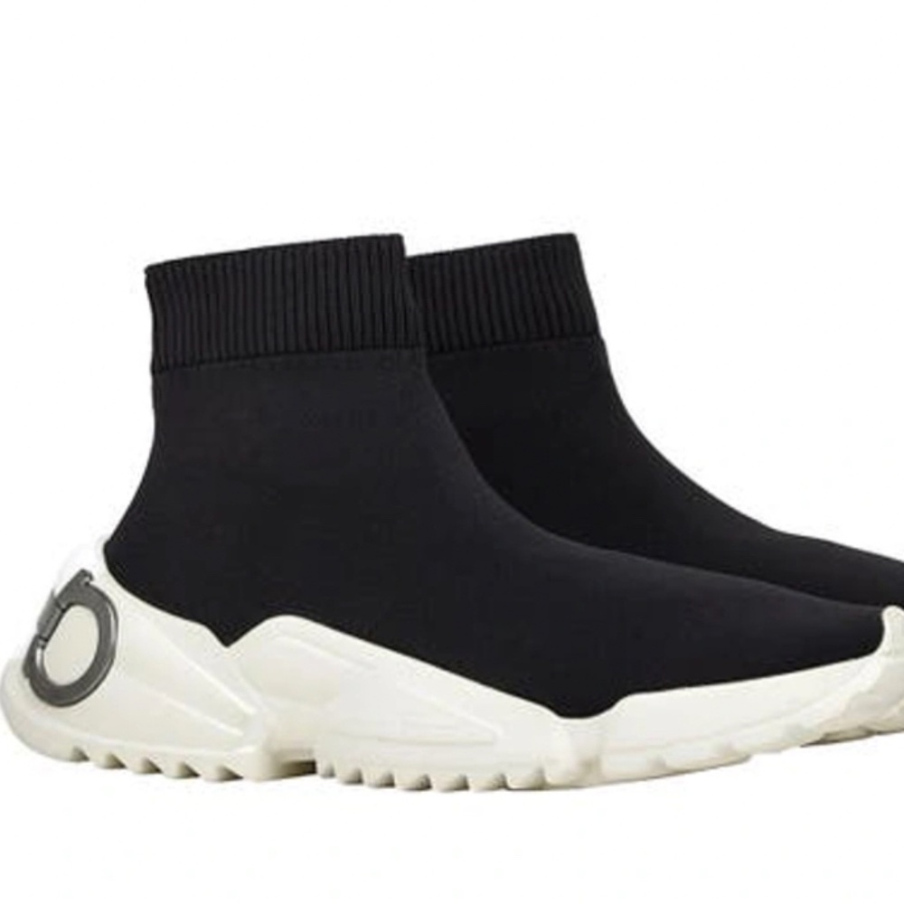 Ferragamo custom Tread Sock Sneaker In black